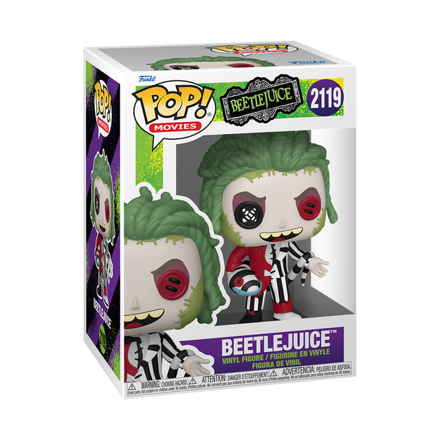 Funko POP! Beetlejuice (Patchwork) (Pre-Order)