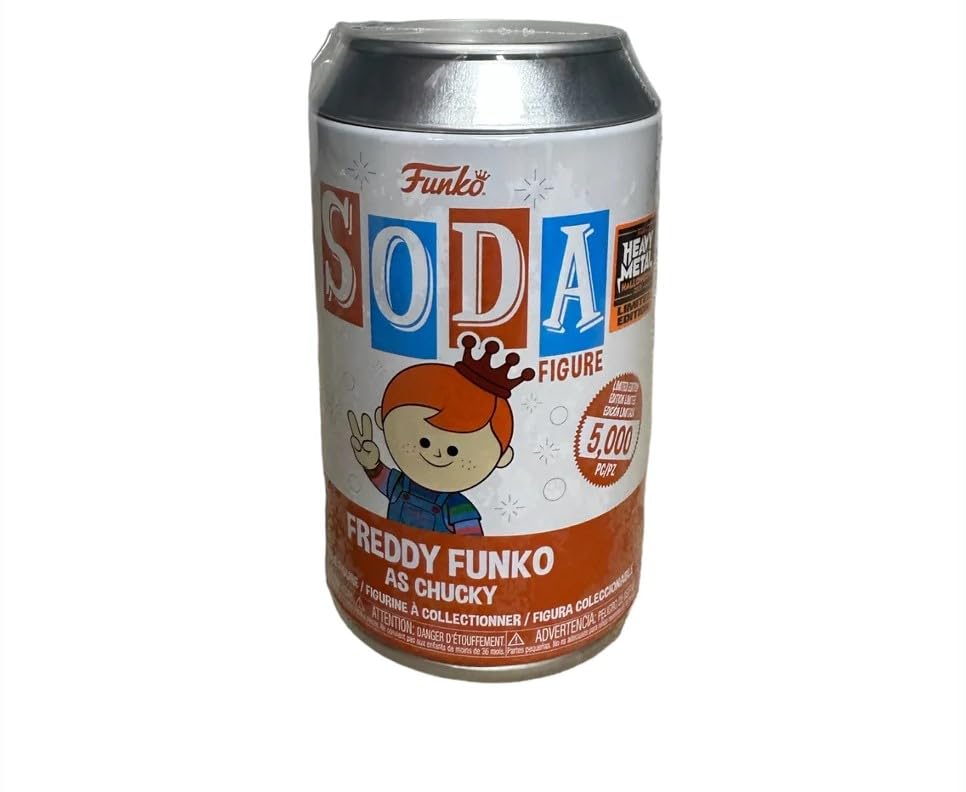 Funko Soda! Freddy Funko as Chucky - Limited Edition 2023 Heavy Metal Halloween Exclusive