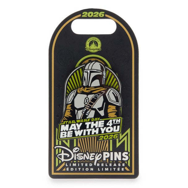 Disney Parks 2026 May The 4th Star Wars The Mandalorian LR Pin