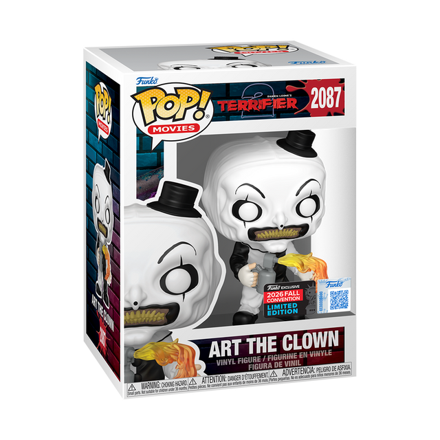 Funko POP! Art the Clown with Flamethrower - Limited Edition 2026 NYCC Fall Convention Exclusive (Pre-Order)