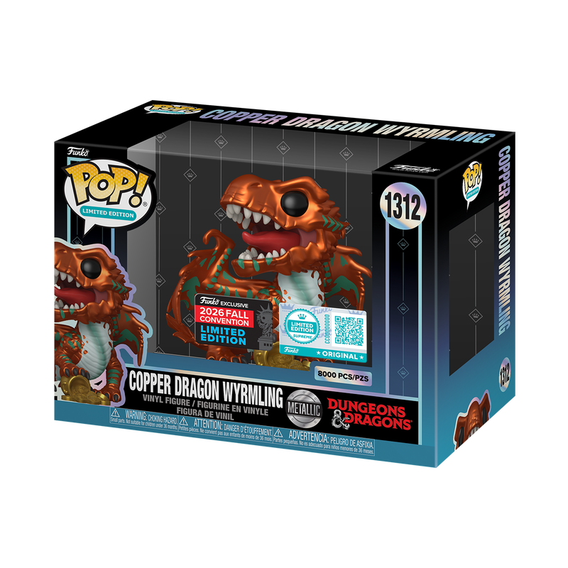 Funko POP! Copper Dragon Wyrmling (L.E. 8000) - Limited Edition Supreme - Limited Edition 2026 NYCC Fall Convention Exclusive