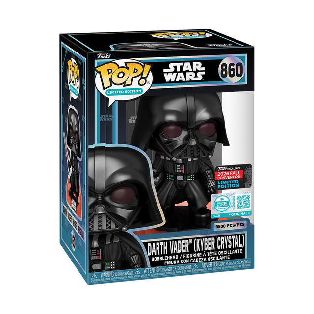 Funko POP! Darth Vader (Kyber Crystal) (L.E. 9500) - Limited Edition Supreme - Limited Edition 2026 NYCC Fall Convention Exclusive (Pre-Order)
