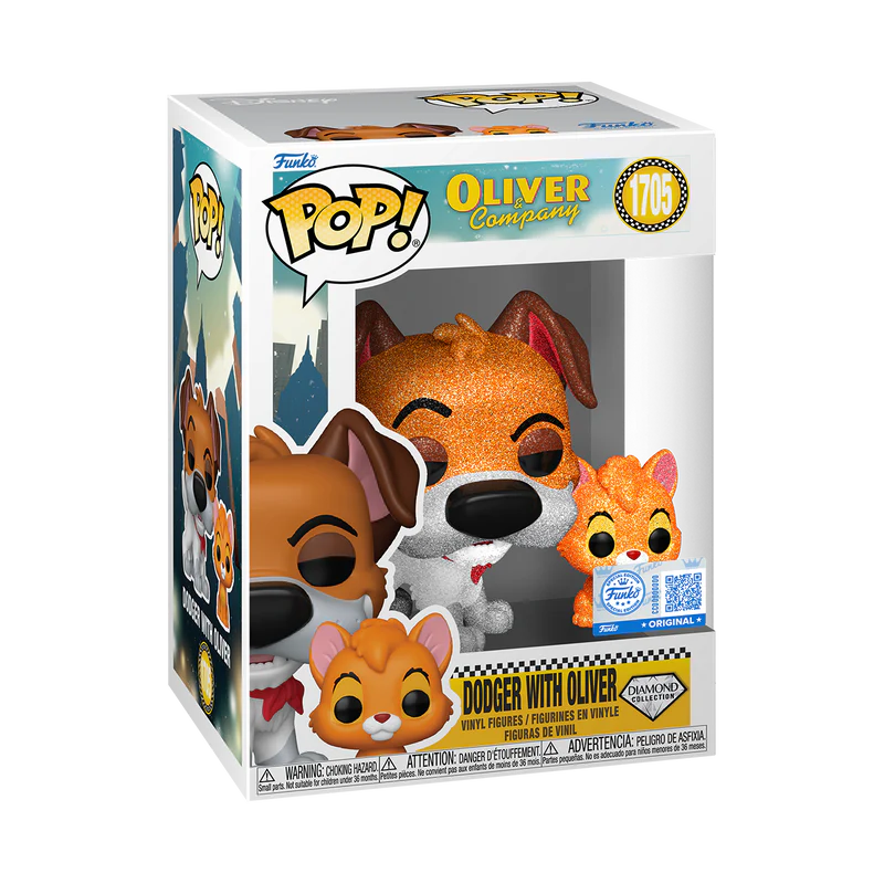 Funko POP! Dodger with Oliver (Diamond) - Limited Edition Box Lunch Exclusive