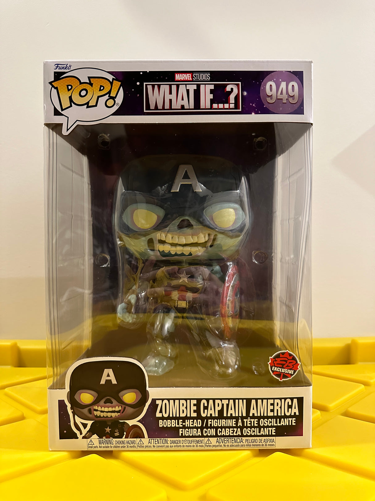 10" Zombie Captain America - Limited Edition EB Games Exclusive