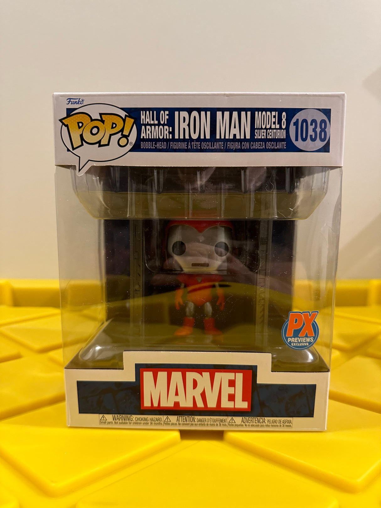 Funko POP! 6" Hall of Armor: Iron Man Model 8 - Limited Edition PX Previews Exclusive