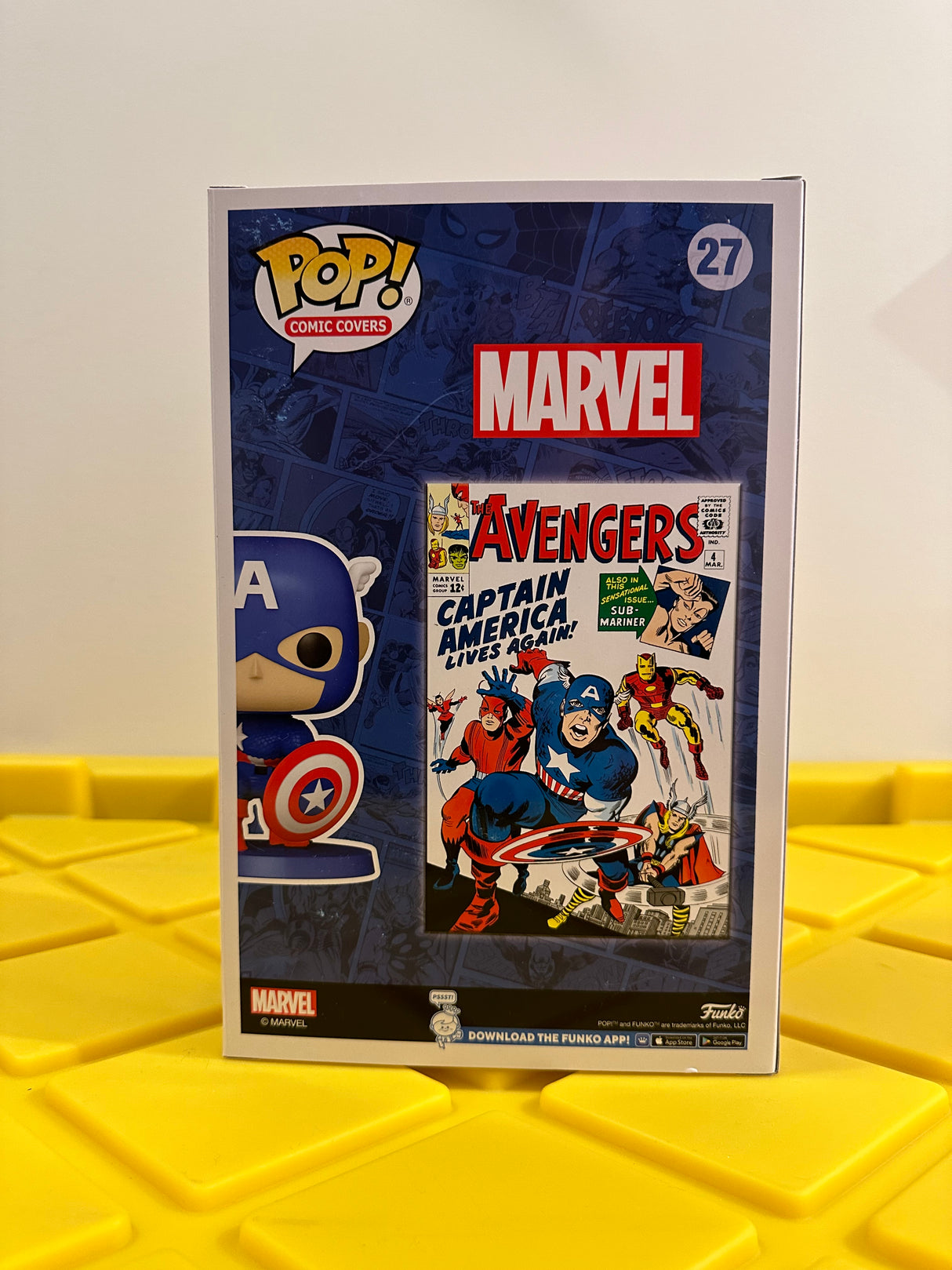 Funko POP! Captain America (Comic Covers)