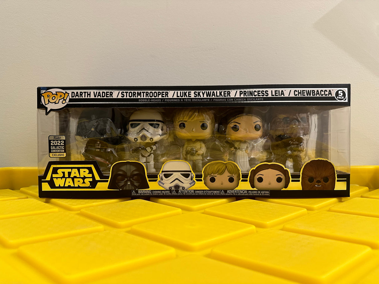 Funko POP! Star Wars (5-Pack) - Limited Edition 2022 Galactic Convention Exclusive