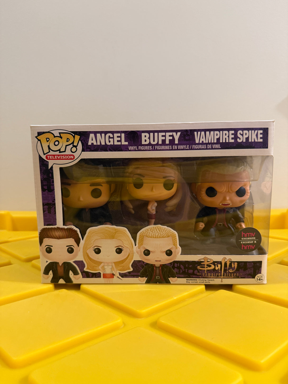 Funko POP! Angel, Buffy & Vampire Spike (3-Pack) - Limited Edition HMV Exclusive
