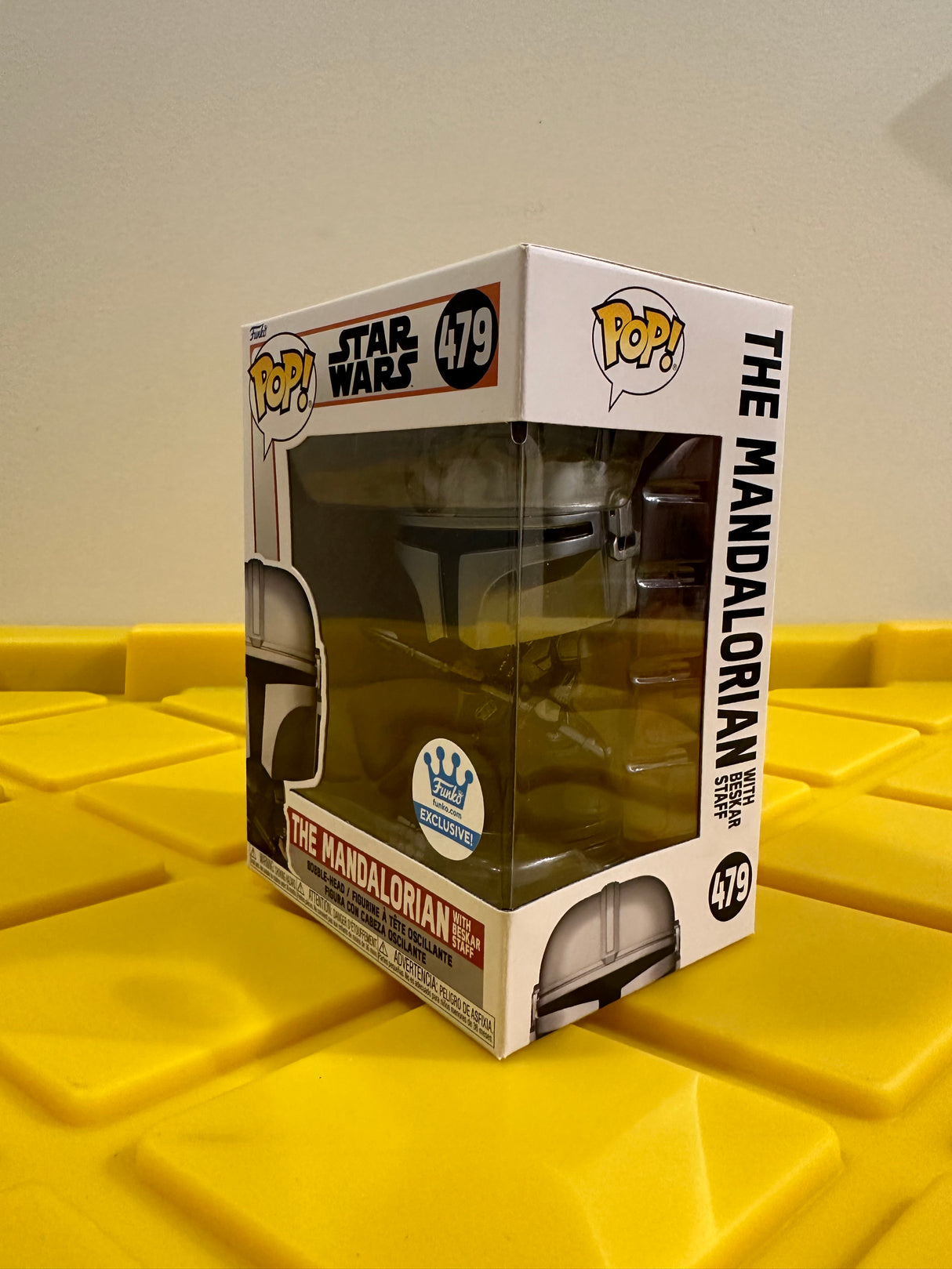 Funko POP! The Mandalorian with Beskar Staff - Limited Edition Funko Shop Exclusive