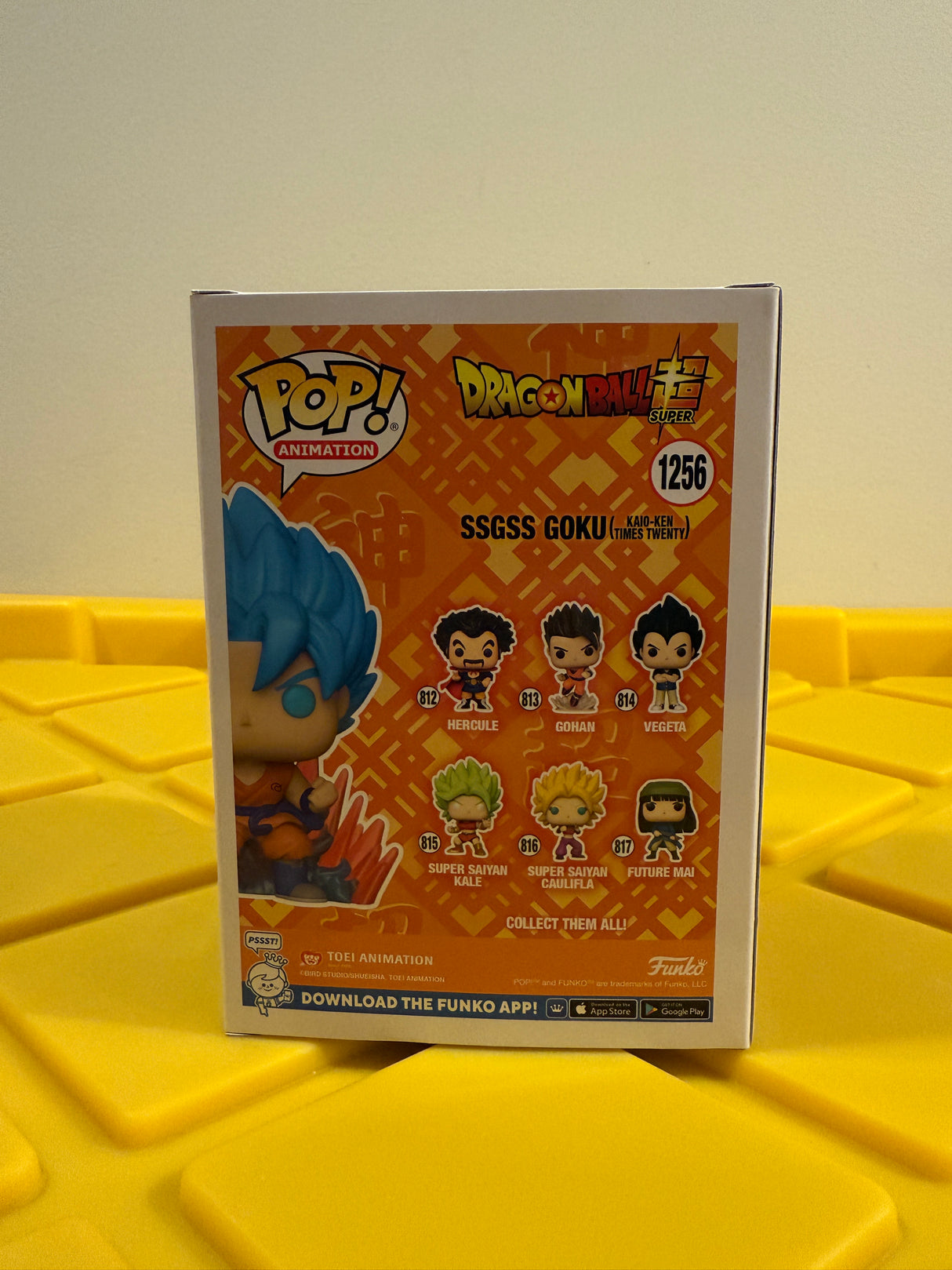 Funko POP! SSGSS Goku (Kaio-Ken Times Twenty) (Glow) - Limited Edition Special Edition Exclusive