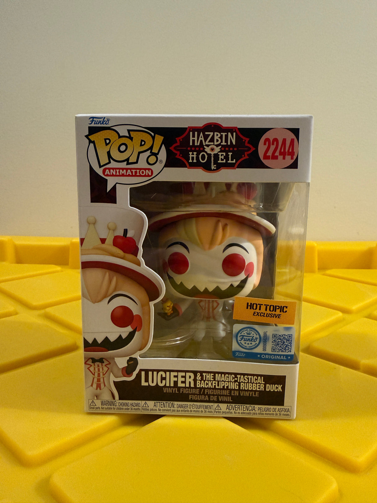 Funko POP! Lucifer & The Magic-Tastical Backflipping Rubber Duck - Limited Edition Hot Topic Exclusive