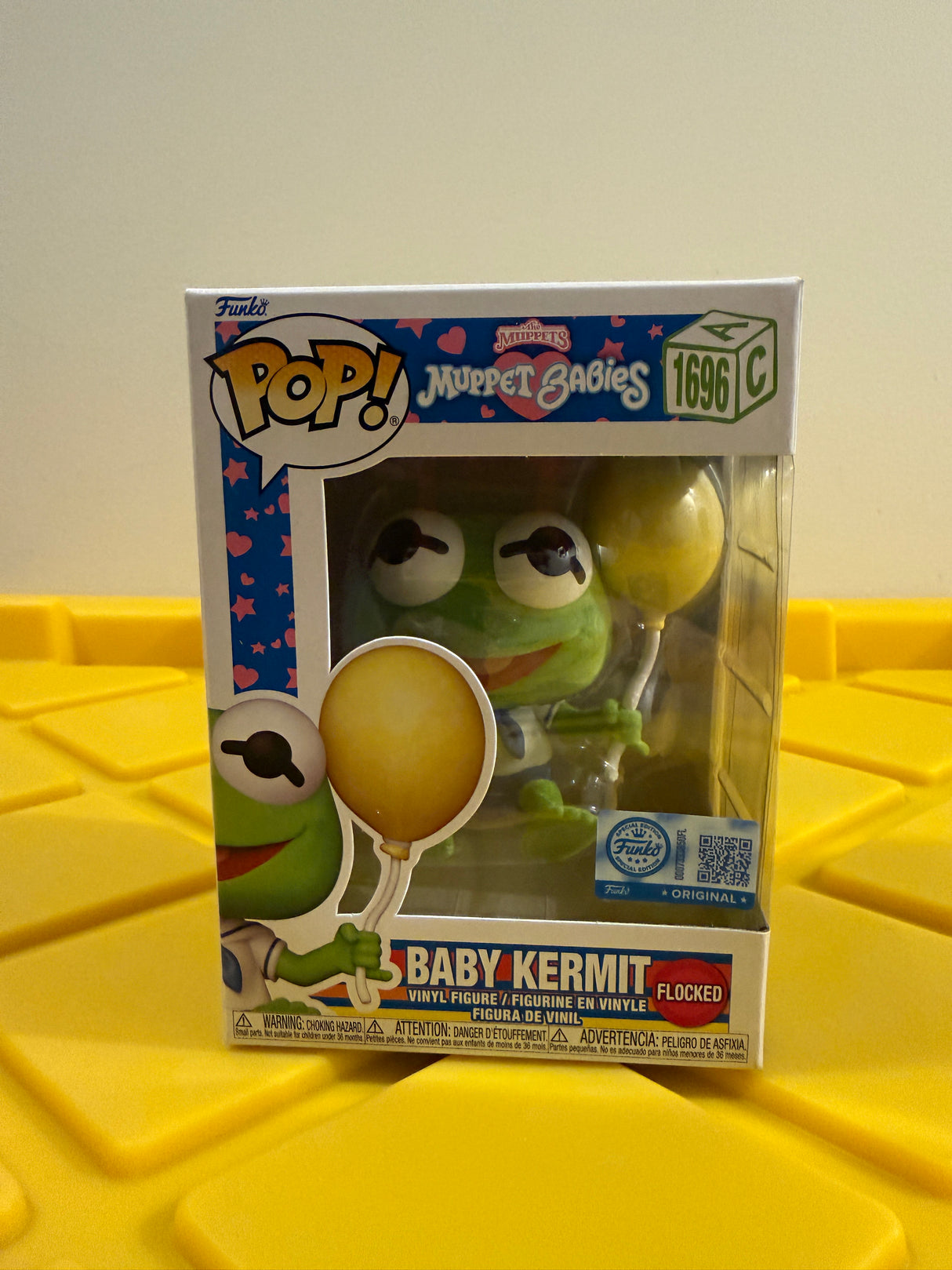 Funko POP! Baby Kermit (Flocked) - Limited Edition Box Lunch Exclusive
