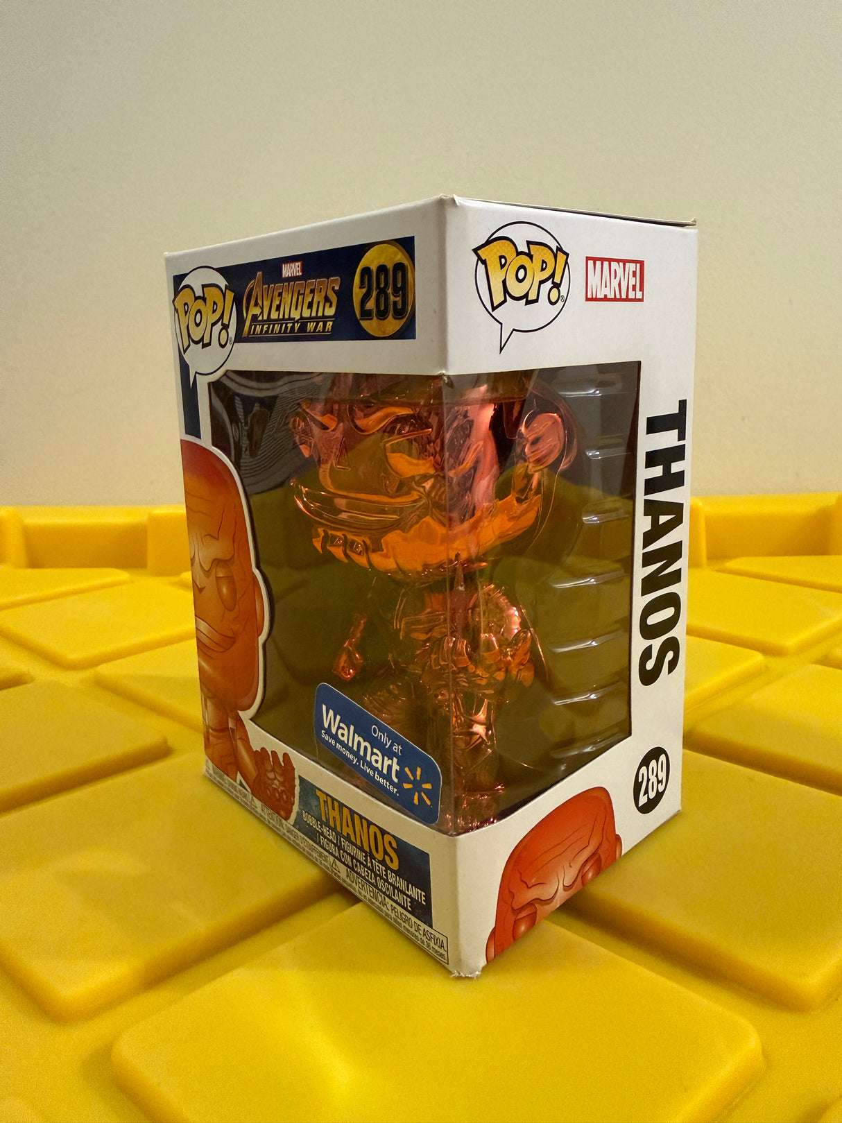 Funko POP! Thanos (Red Chrome) - Limited Edition Walmart Exclusive