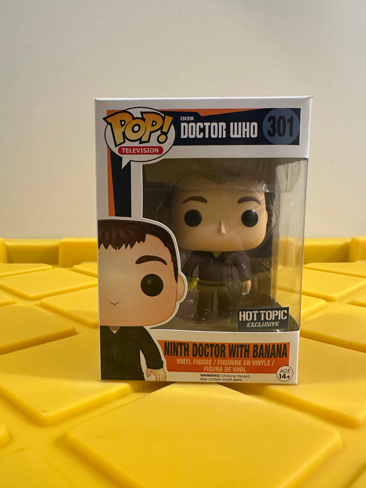 Funko POP! Ninth Doctor with Banana - Limited Edition Hot Topic Exclusive