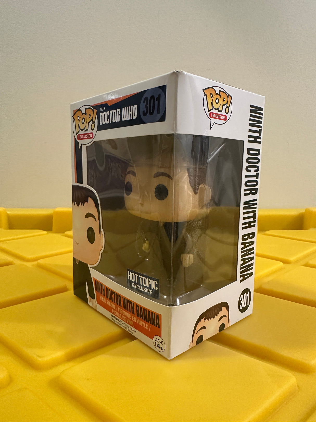 Funko POP! Ninth Doctor with Banana - Limited Edition Hot Topic Exclusive