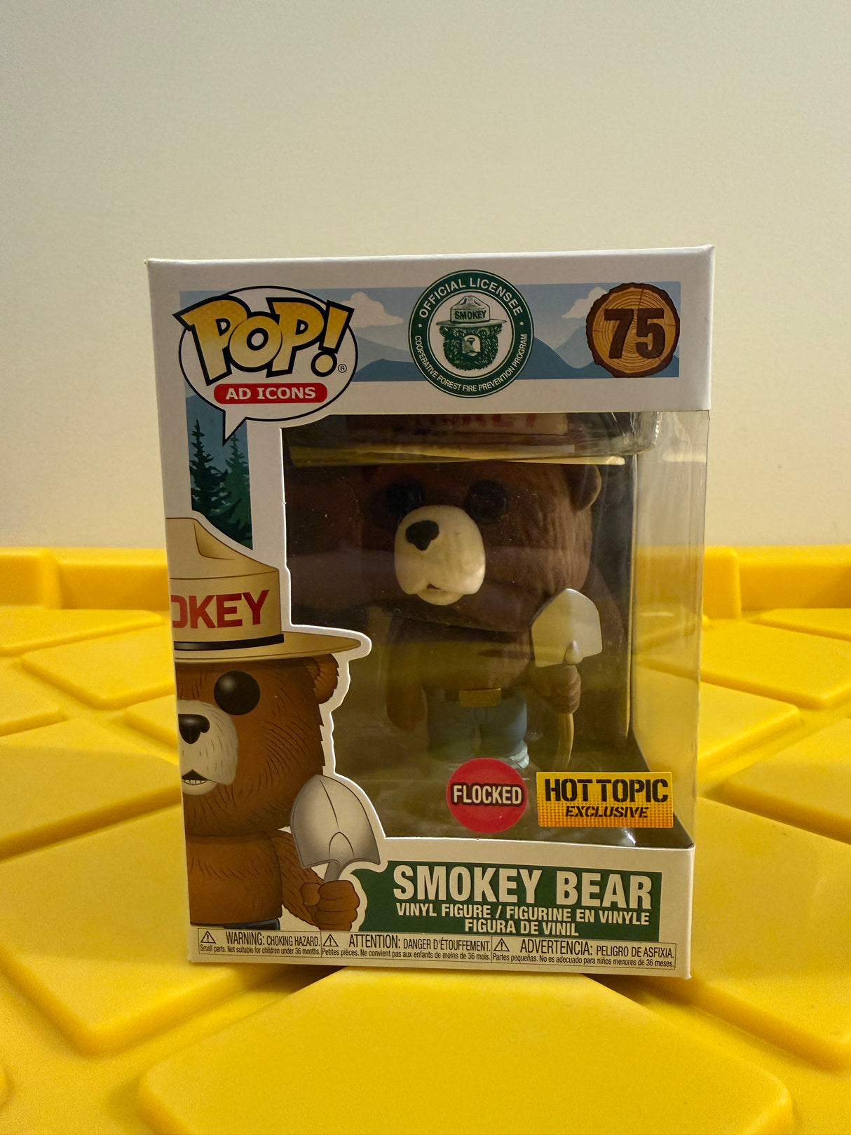 Funko POP! Smokey Bear (Flocked) - Limited Edition Hot Topic Exclusive