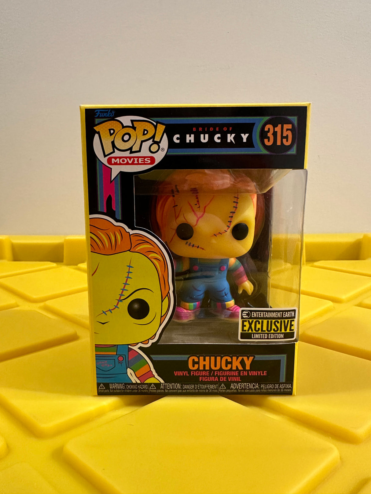 Funko POP! Chucky (Black Light) - Limited Edition Entertainment Earth Exclusive