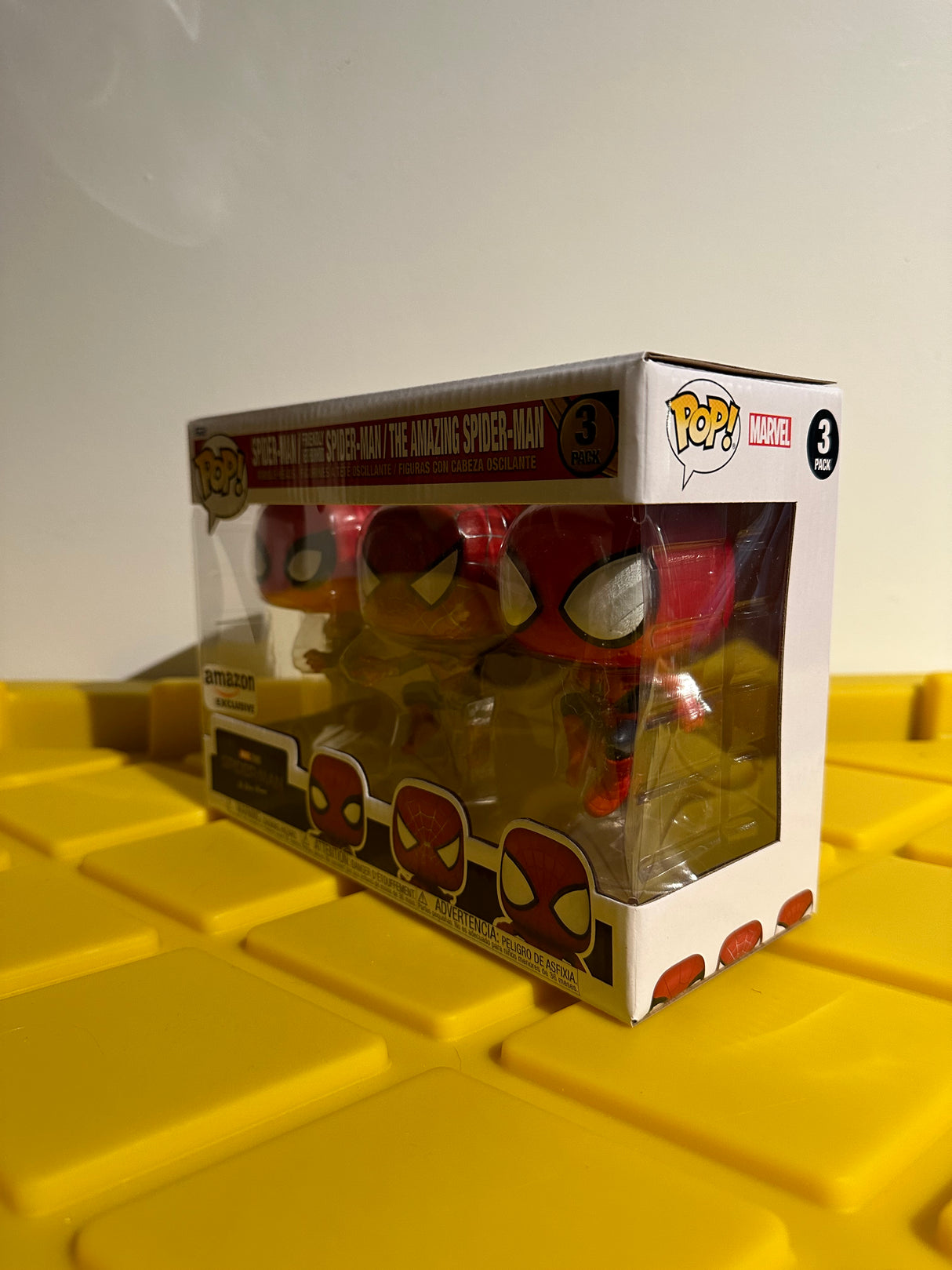 Funko POP! Spider-Man, Friendly Neighborhood Spider-Man & The Amazing Spider-Man (3-Pack) - Limited Edition Amazon Exclusive