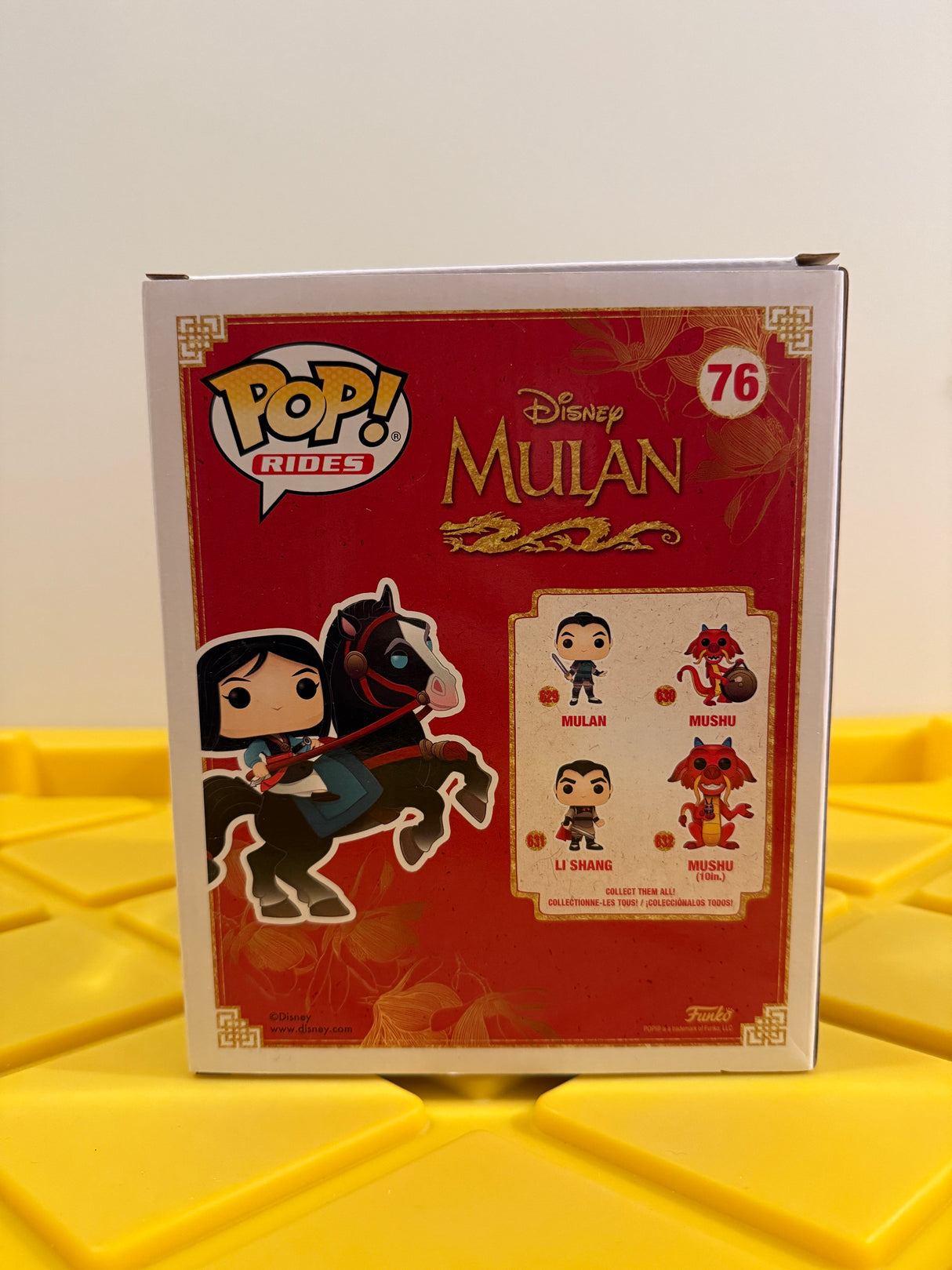 Funko POP! 6" Mulan Riding Khan