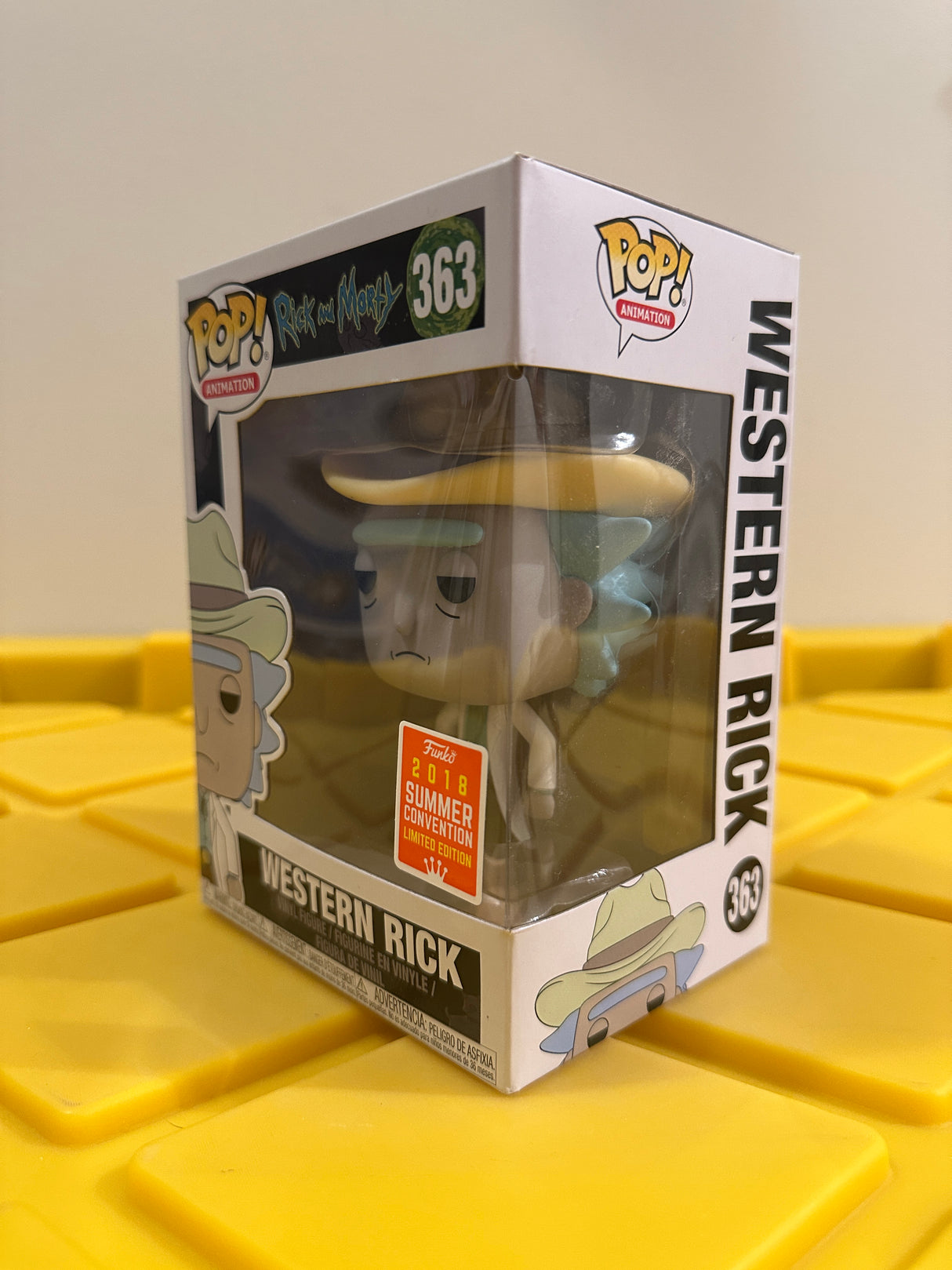 Funko POP! Western Rick - Limited Edition 2018 SDCC Exclusive