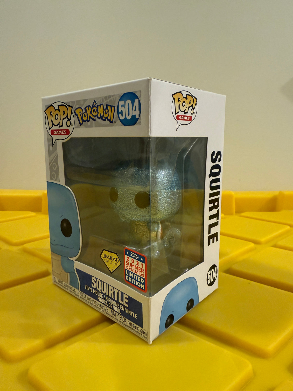 Funko POP! Squirtle (Diamond) - Limited Edition 2021 SDCC Exclusive