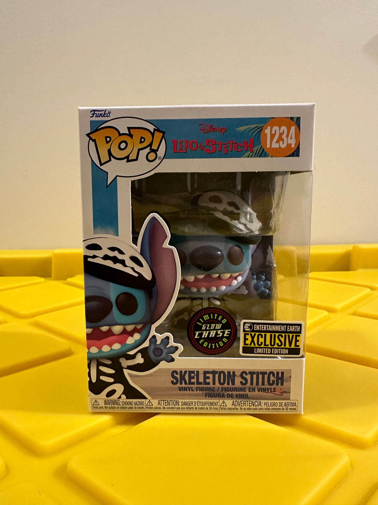 Funko POP! Skeleton Stitch (Glow) - Limited Edition Chase - Limited Edition Entertainment Earth Exclusive