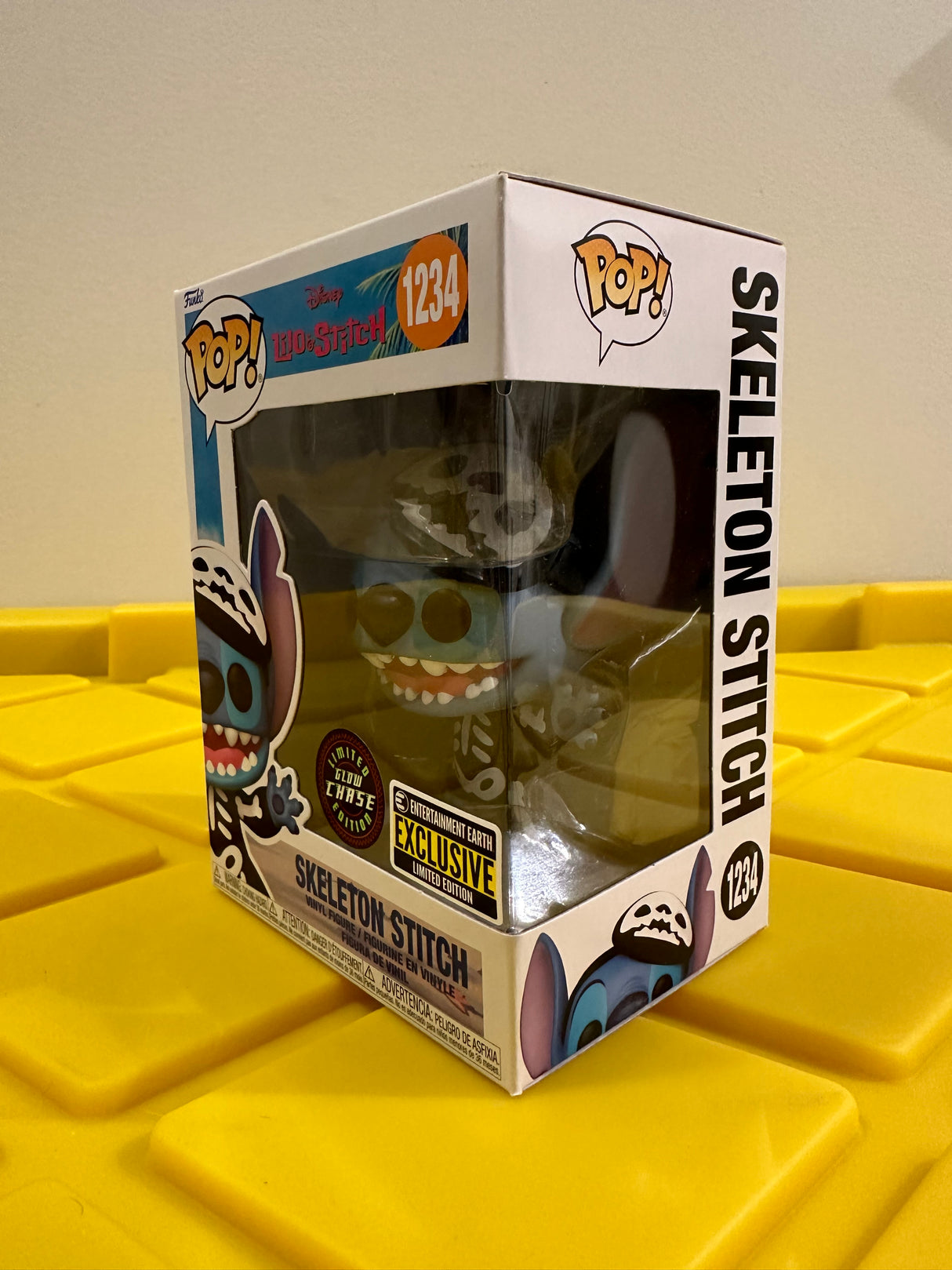 Funko POP! Skeleton Stitch (Glow) - Limited Edition Chase - Limited Edition Entertainment Earth Exclusive