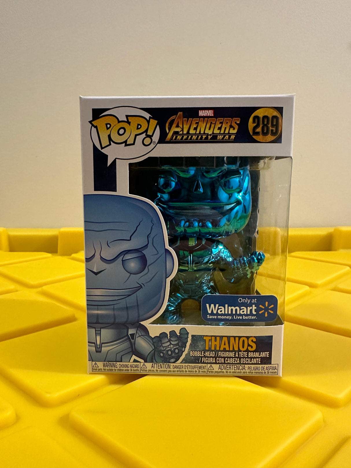 Funko POP! Thanos (Blue Chrome) - Limited Edition Walmart Exclusive