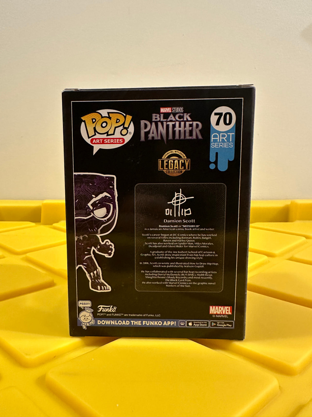 Funko POP! Black Panther (Art Series) - Limited Edition Walmart Exclusive