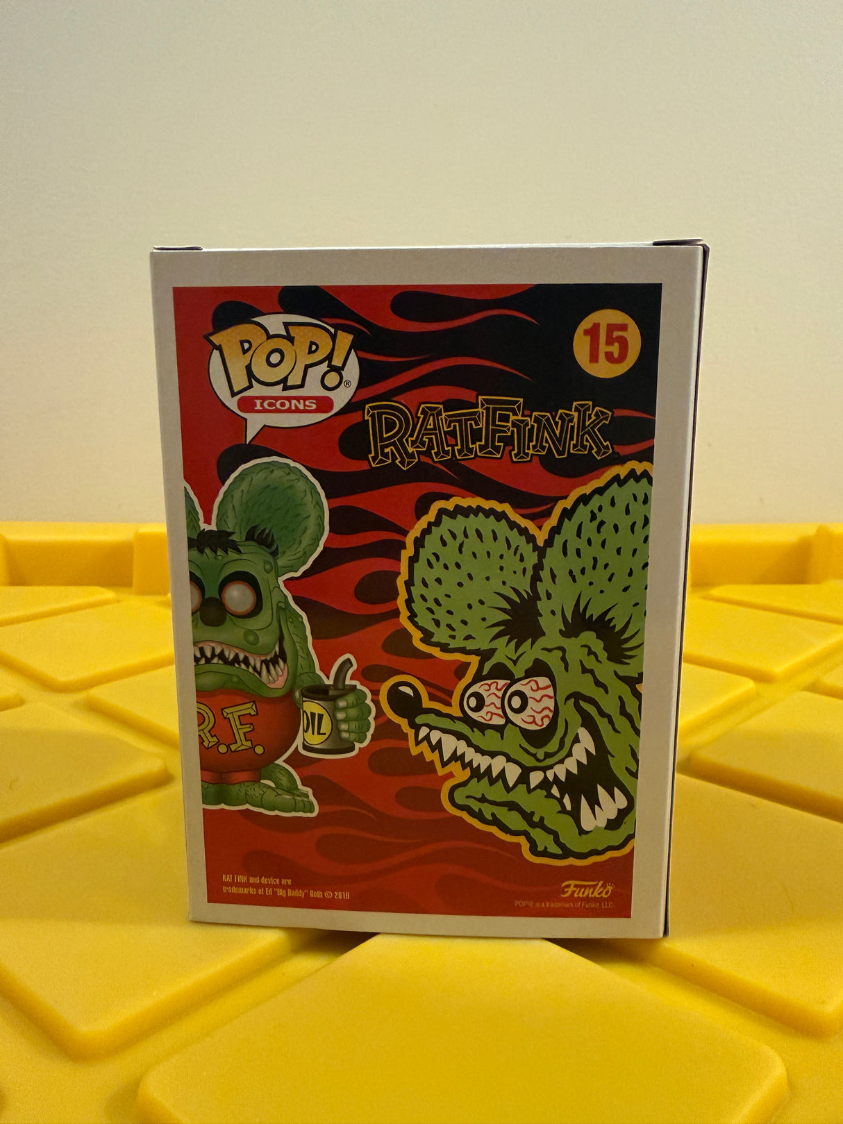 Funko POP! Rat Fink (Black Chrome) - Limited Edition 2019 SDCC Exclusive