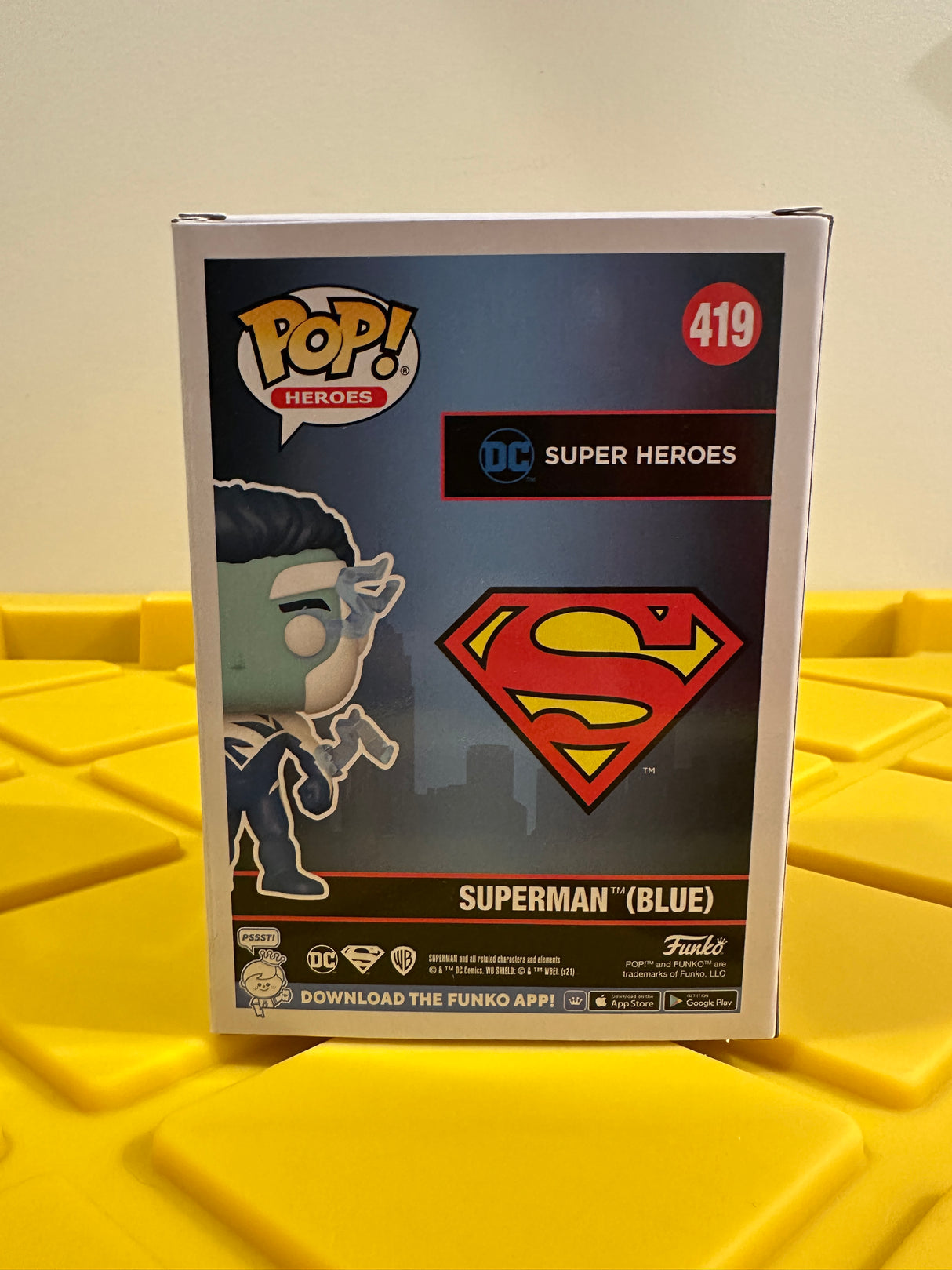 Funko POP! Superman (Blue) - Limited Edition 2021 NYCC Exclusive