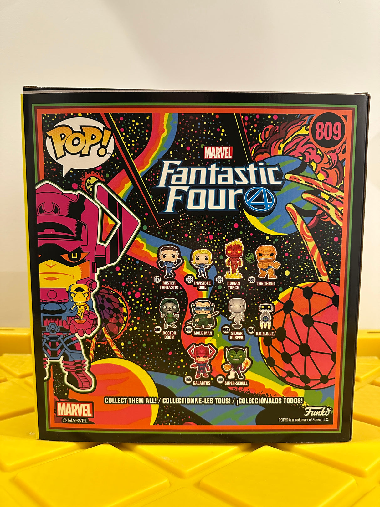 Funko POP! 10" Galactus with Silver Surfer (Black Light) - Limited Edition PX Previews Exclusive