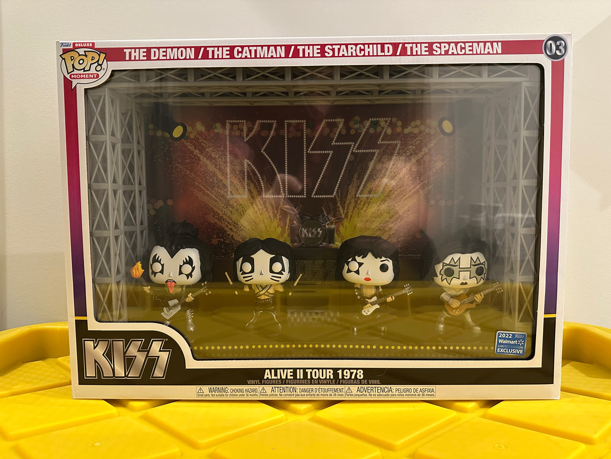 Funko POP! Kiss - Alive II Tour 1978 (Deluxe Moment) - Limited Edition Walmart Exclusive