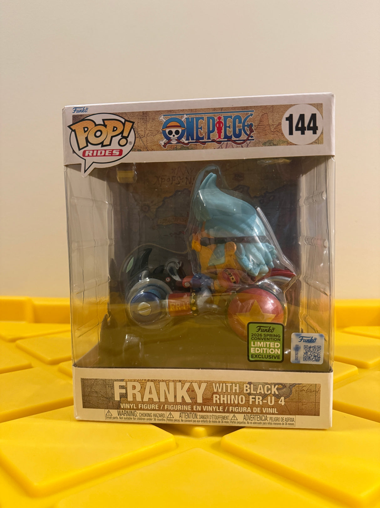 Funko POP! 6” Franky with Black Rhino FR-U 4 (Rides) - Limited Edition 2026 ECCC Exclusive