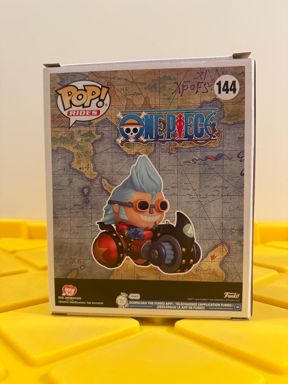 Funko POP! 6” Franky with Black Rhino FR-U 4 (Rides) - Limited Edition 2026 ECCC Exclusive