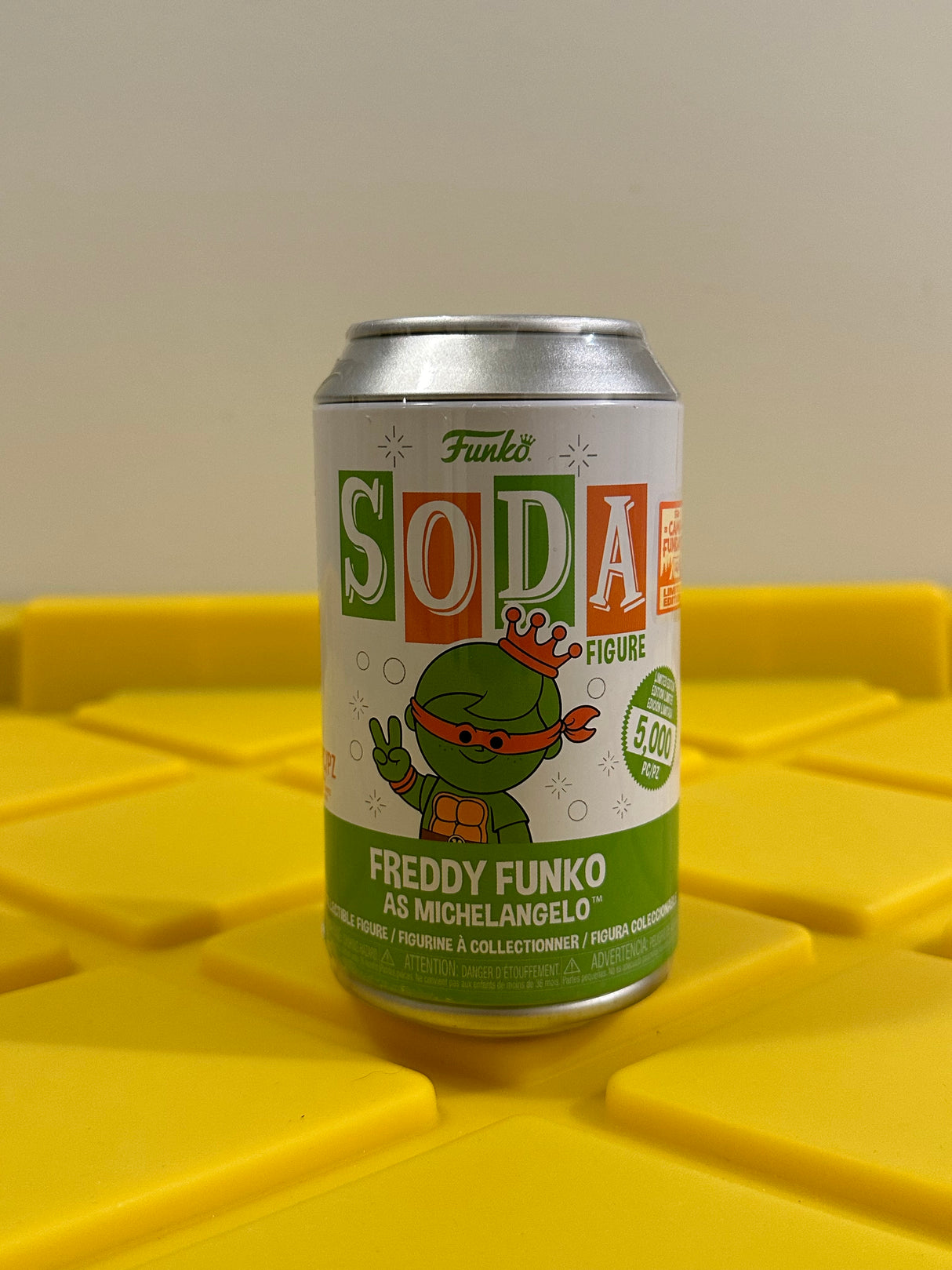 Funko Soda! Freddy Funko As Michelangelo - Limited Edition 2023 Camp Fundays Exclusive
