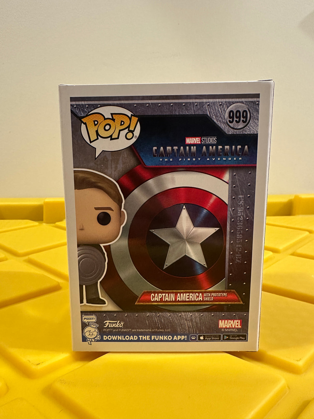 Funko POP! Captain America with Prototype Shield - Limited Edition Entertainment Earth Exclusive
