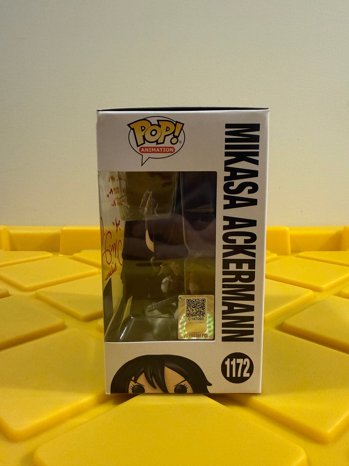Funko POP! Mikasa Ackermann - Limited Edition Chalice Collectibles Exclusive (Signed)