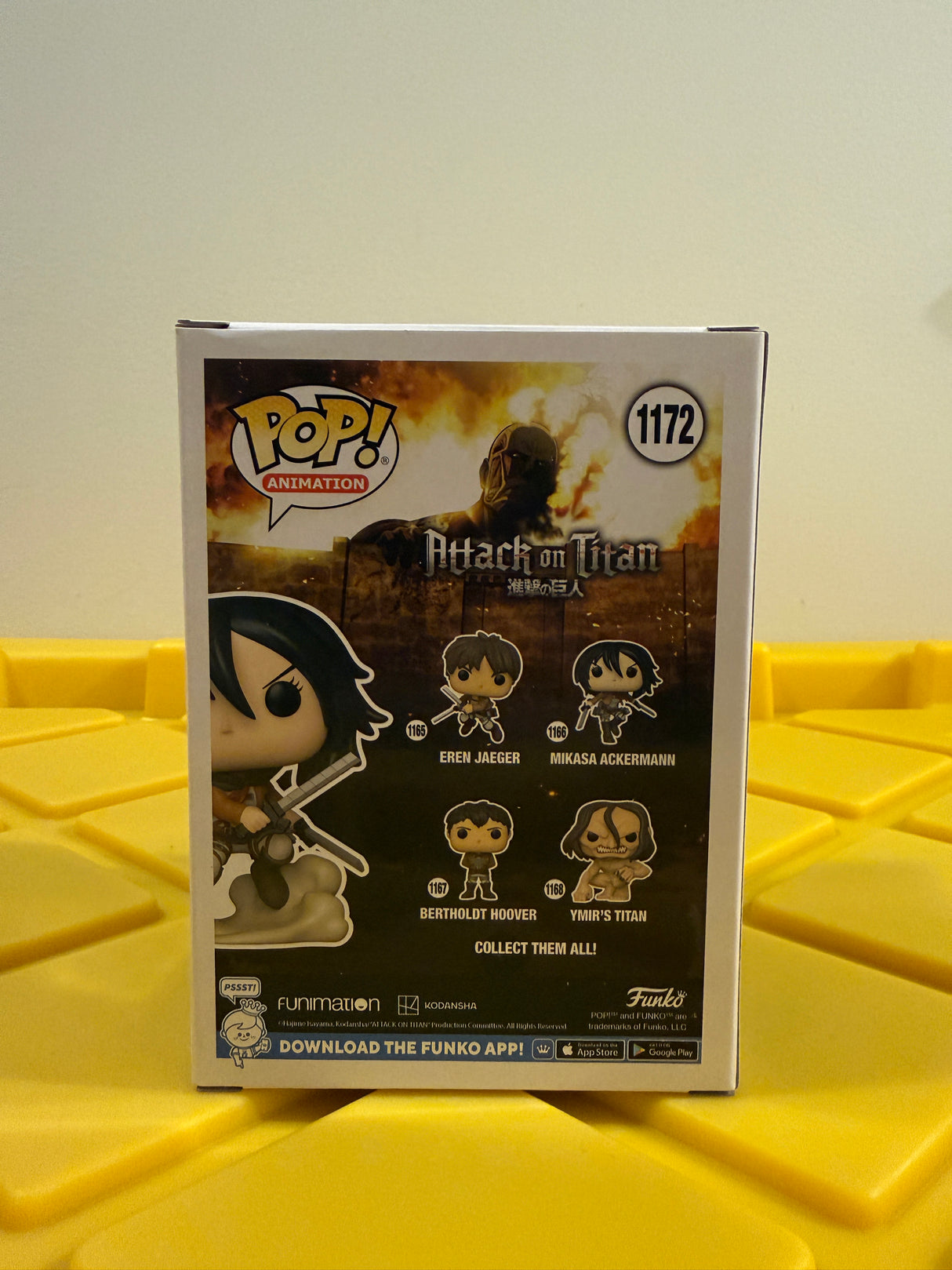 Funko POP! Mikasa Ackermann - Limited Edition Chalice Collectibles Exclusive (Signed)
