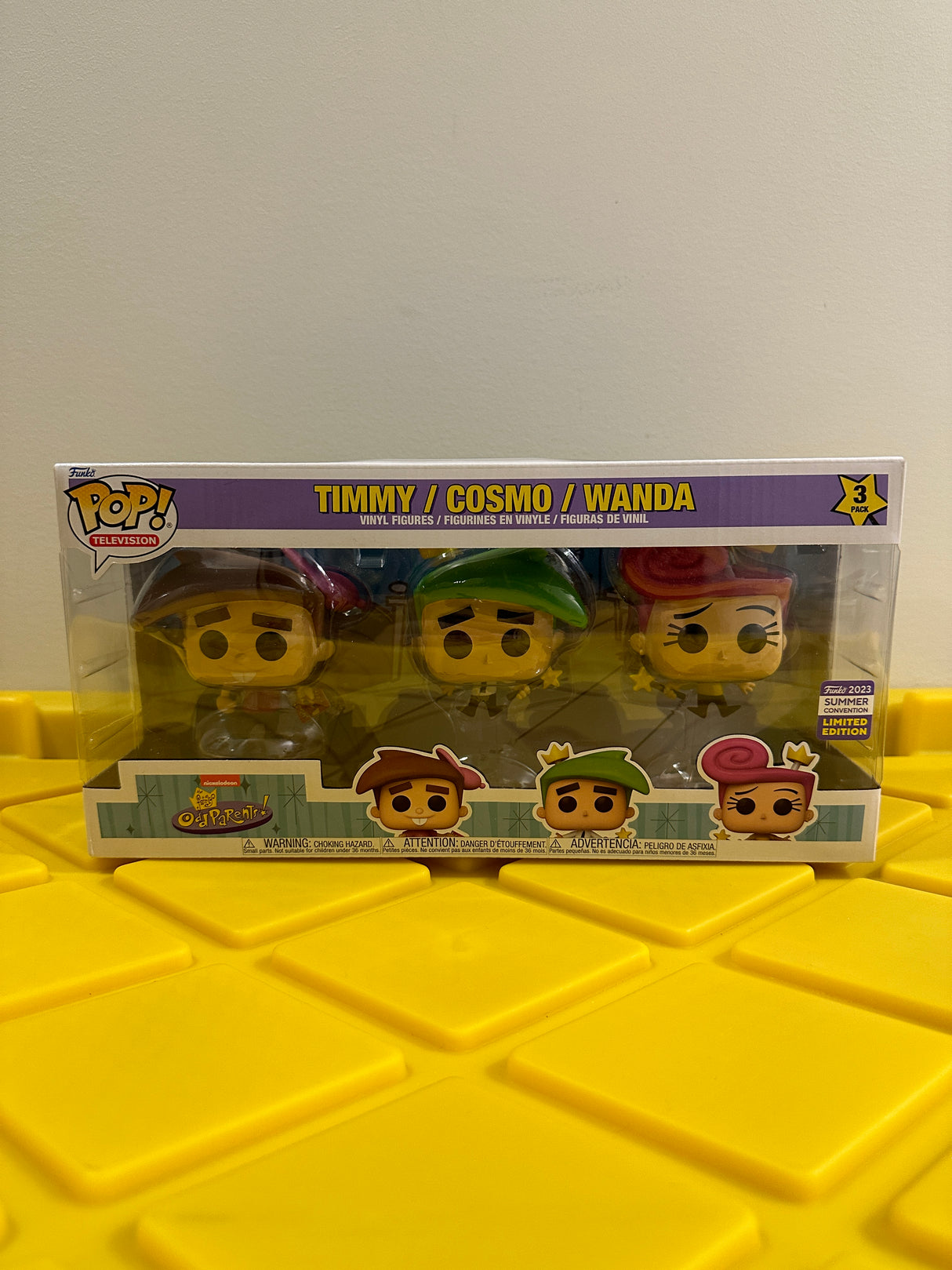 Funko POP! Timmy, Cosmo & Wanda (3-Pack) - Limited Edition 2023 SDCC Exclusive