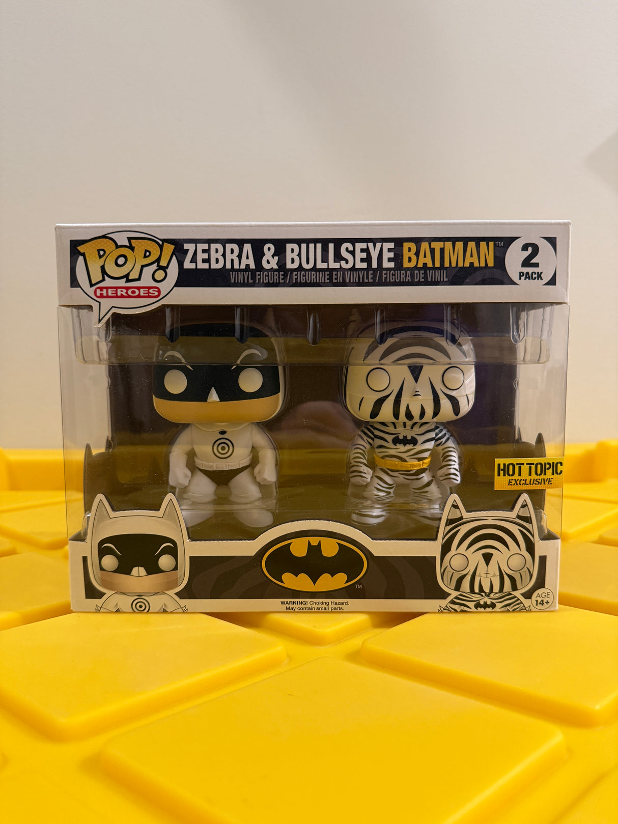 Funko POP! Zebra & Bullseye Batman (2-Pack) - Limited Edition Hot Topic Exclusive
