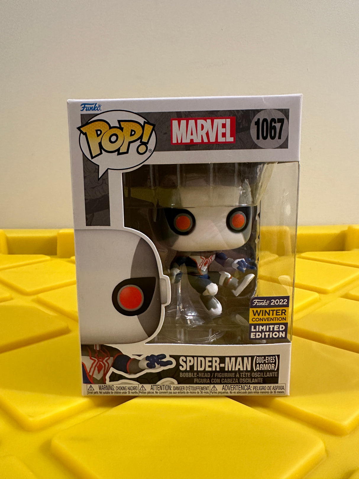 Funko POP! Spider-Man (Bug-Eyes Armor) - Limited Edition 2022 Winter Convention Exclusive