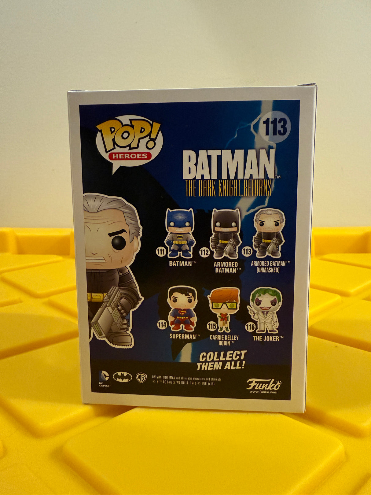 Funko POP! Armored Batman (Unmasked) - Limited Edition PX Previews Exclusive