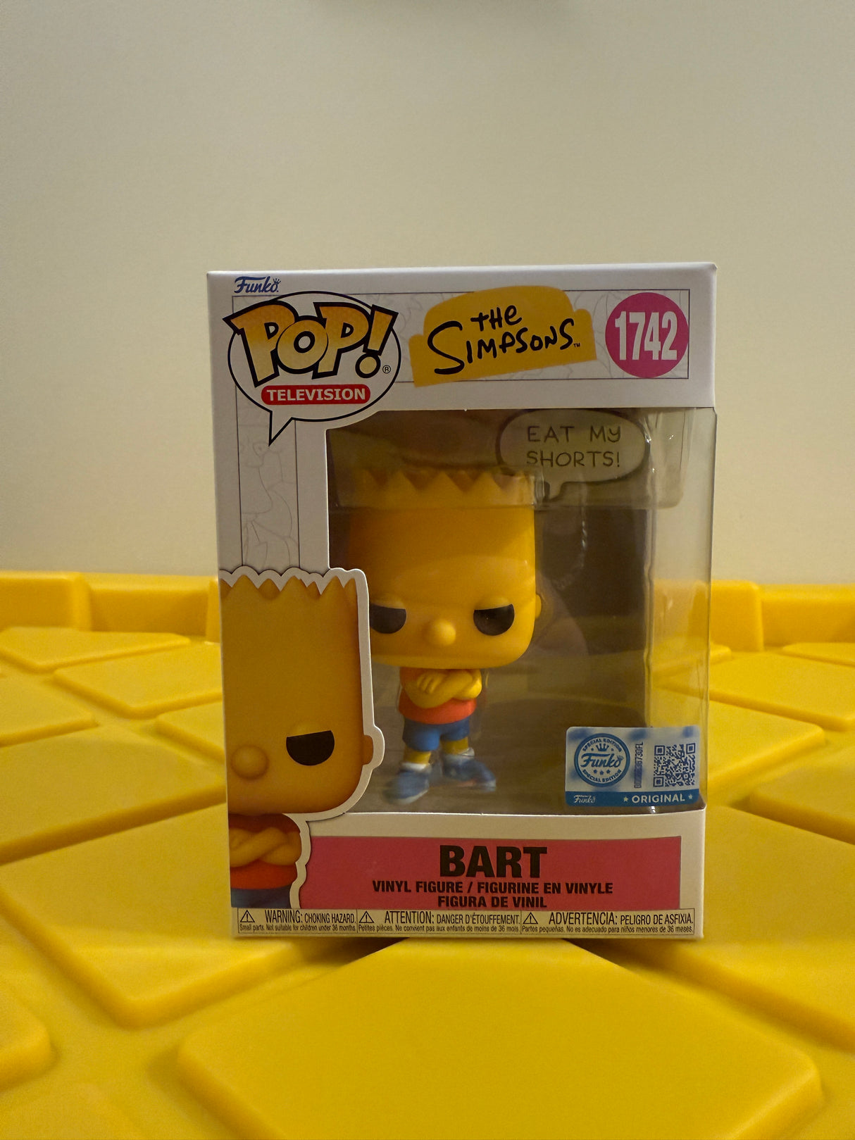 Funko POP! Bart (Eat My Short) - Limited Edition Specialty Series Exclusive