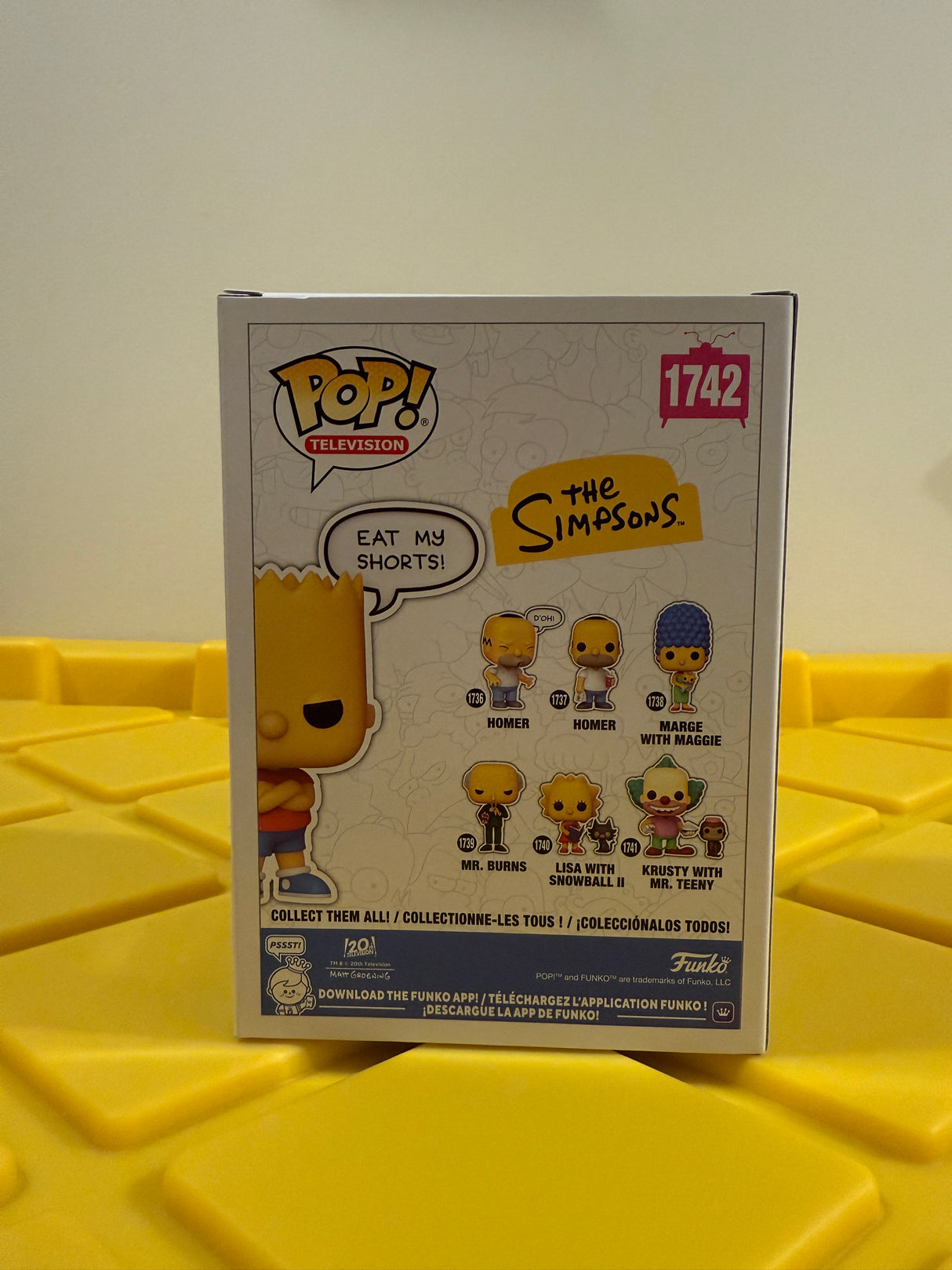 Funko POP! Bart (Eat My Short) - Limited Edition Specialty Series Exclusive