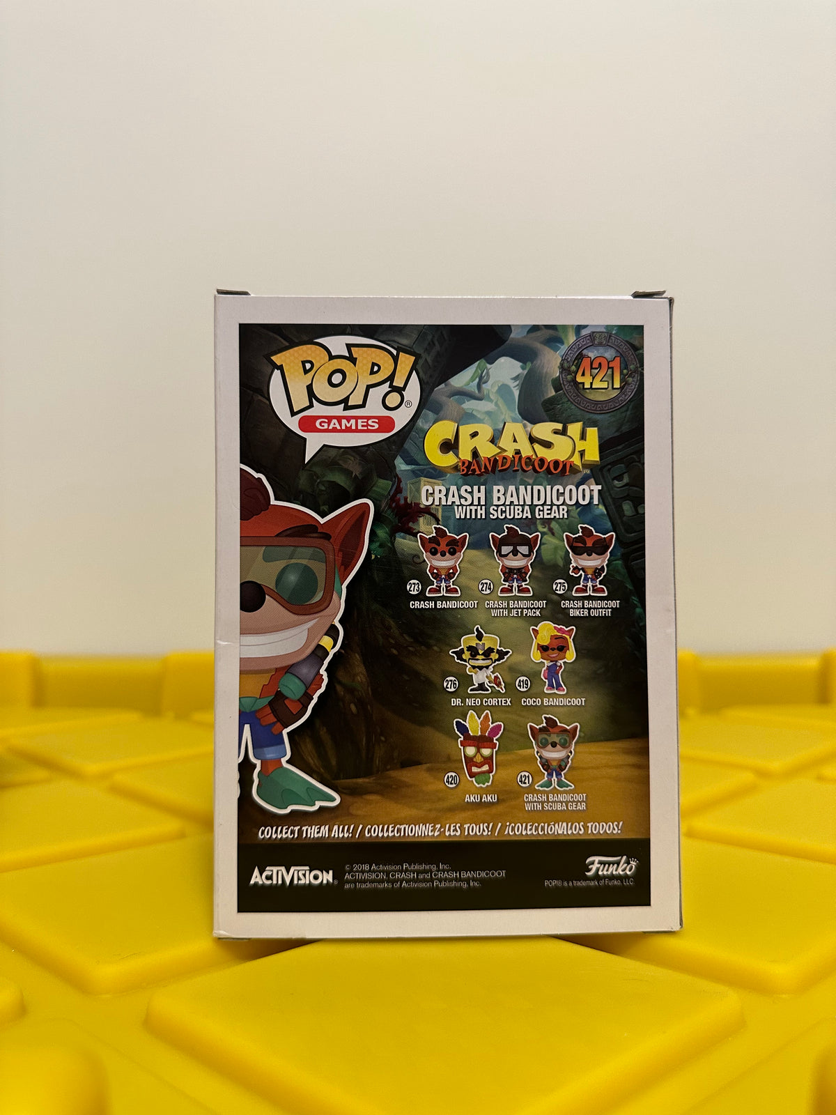 Funko POP! Crash Bandicoot with Scuba Gear