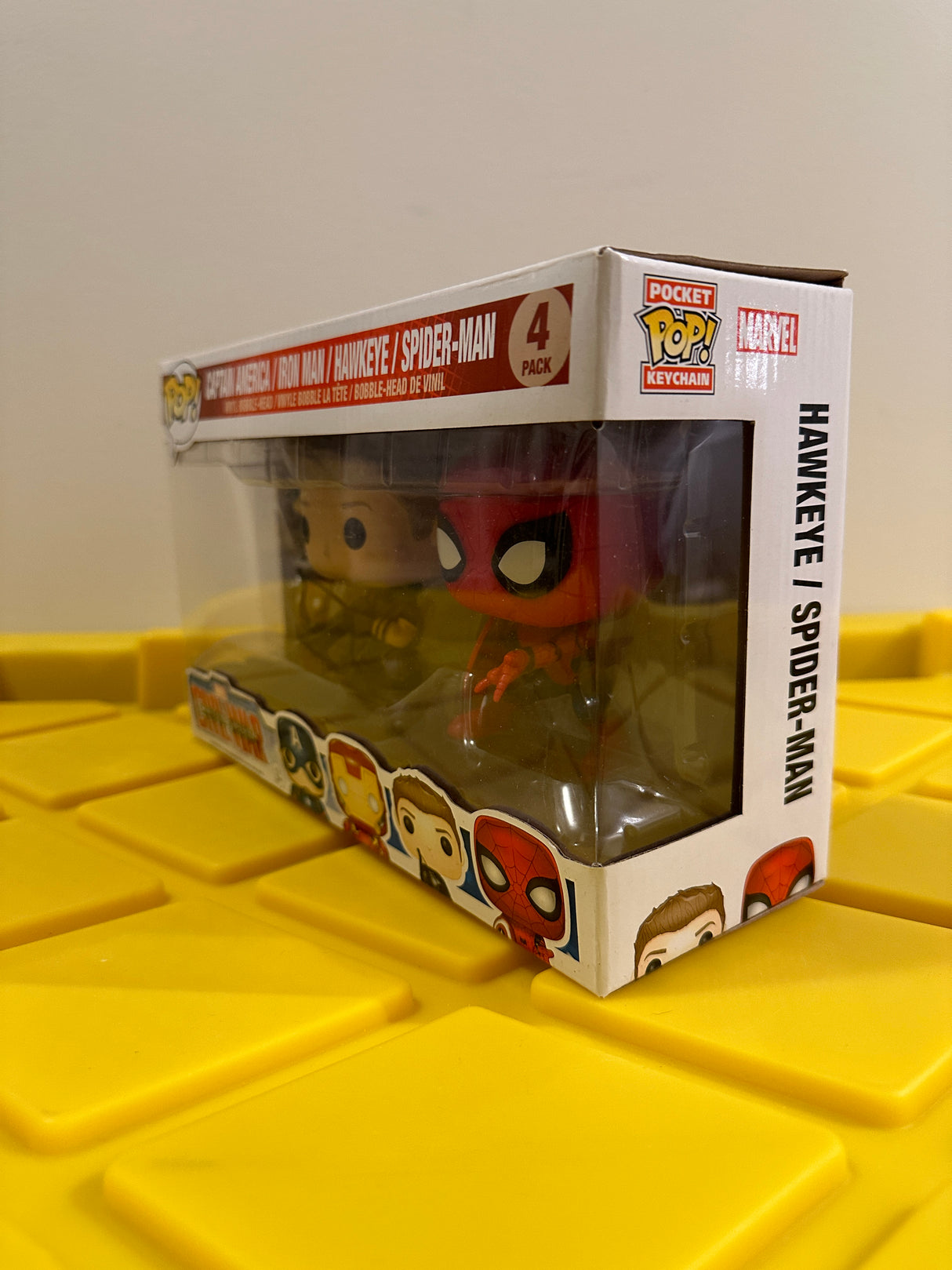 Funko POP! Captain America, Iron Man, Hawkeye & Spider-Man (4-Pack)