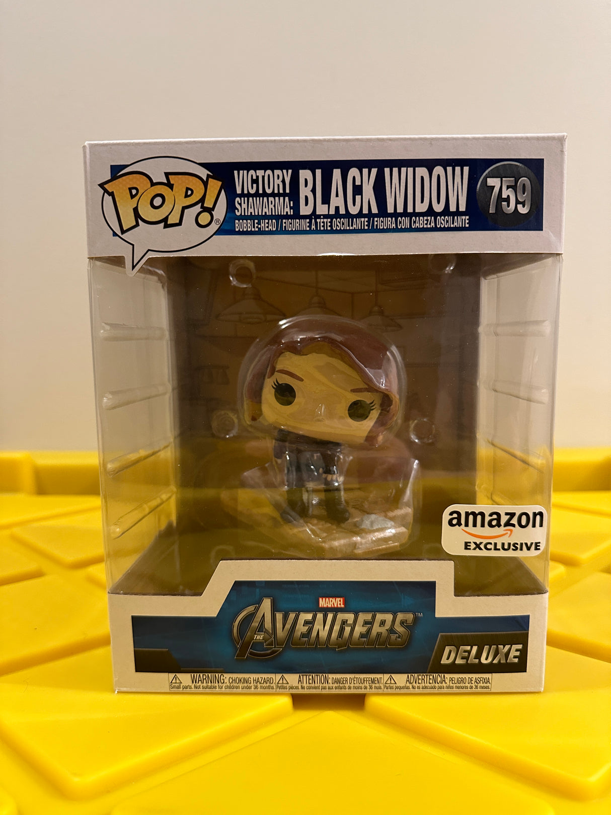 Funko POP! 6" Victory Shawarma: Black Widow - Limited Edition Amazon Exclusive