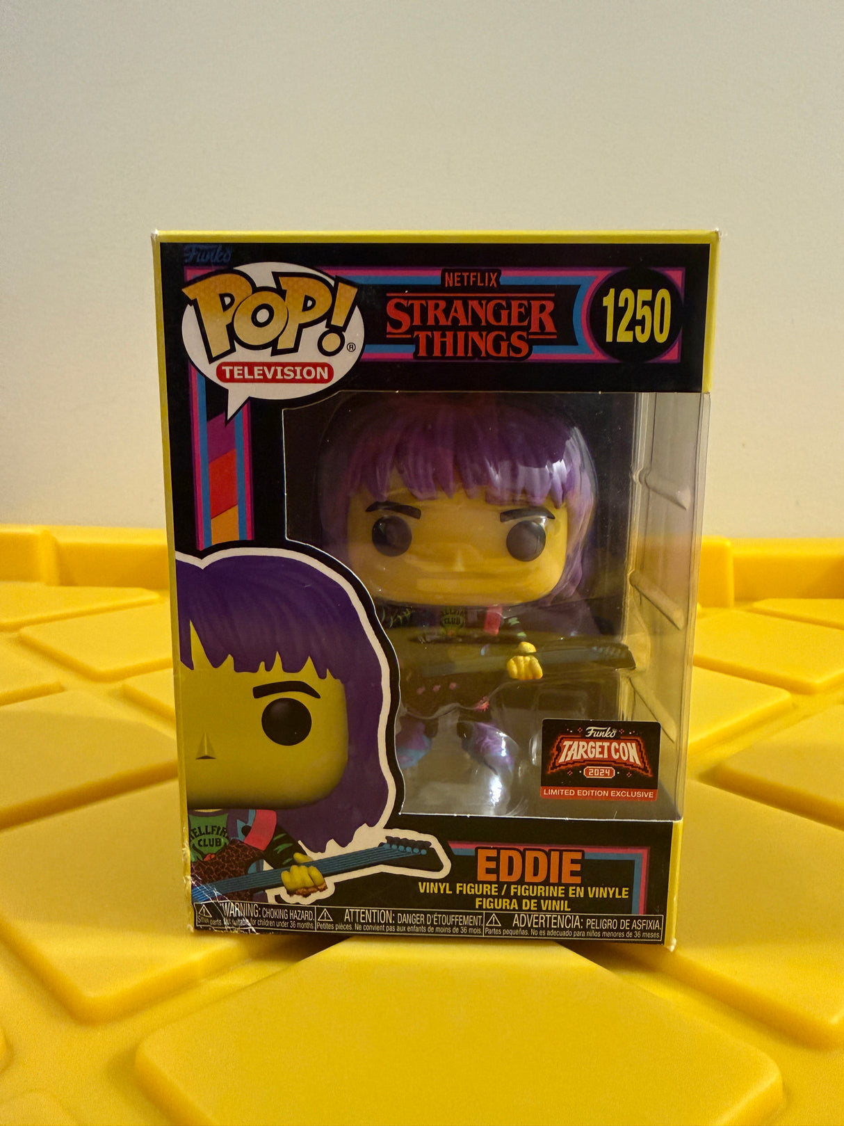 Funko POP! Eddie (Black Light) - Limited Edition 2024 Target Con Exclusive