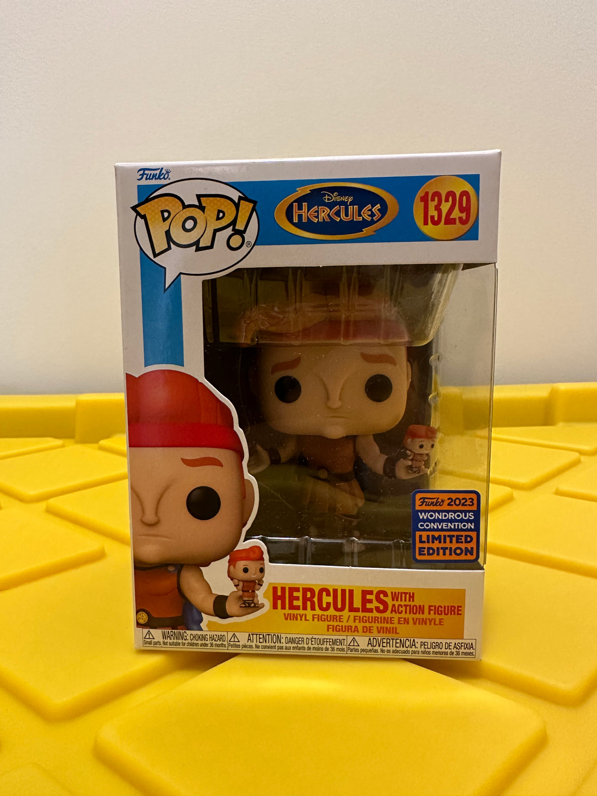 Funko POP! Hercules with Action Figure - Limited Edition 2023 WonderCon Exclusive